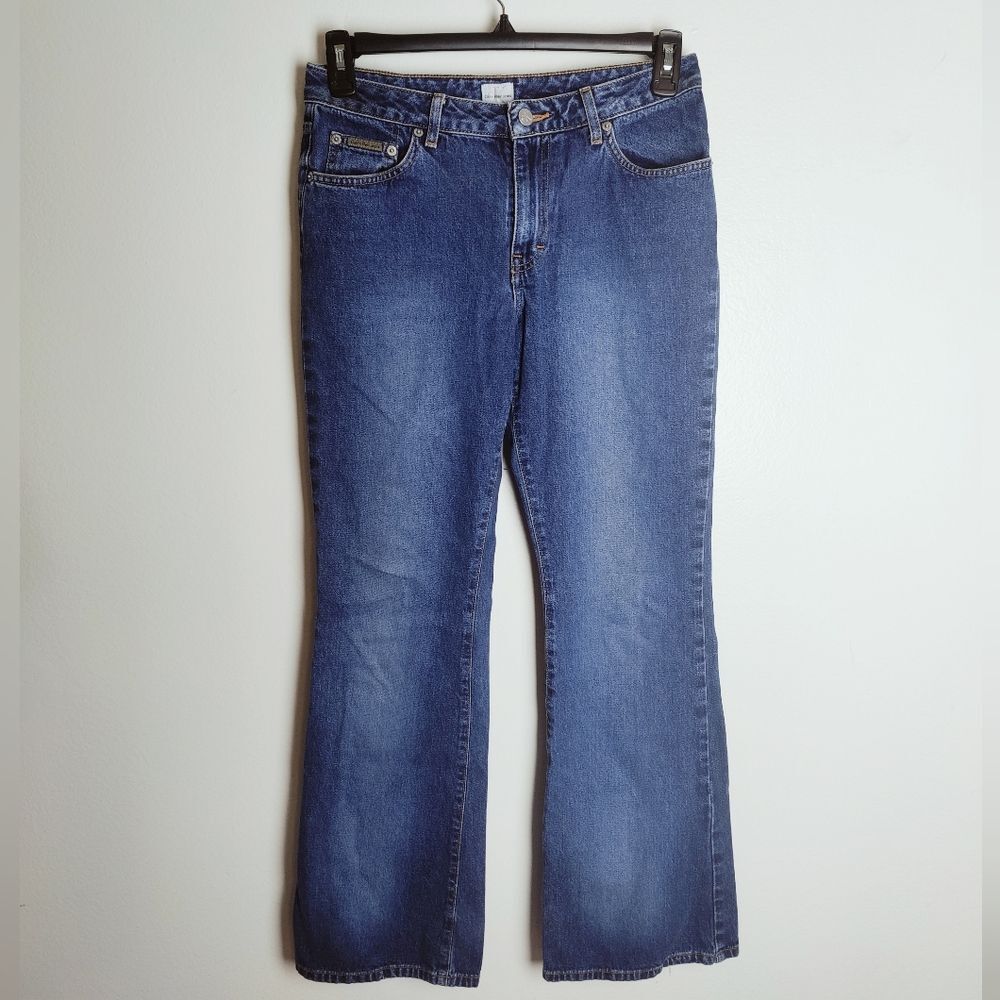 VTG Y2K Calvin Klein Women's New Flare Mid Rise Jeans, Sz 7